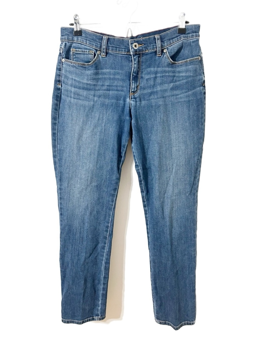 Liz Claiborne Classic Boyfriend Skinny Jeans Medium Wash Size 6 Stretch Denim